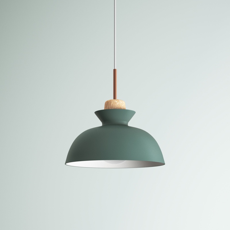 Brashear 1 - Light Single Dome Pendant