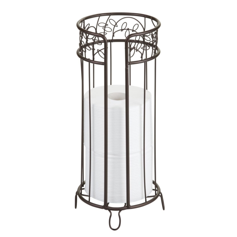 Roll Toilet Tissue Reserve with Leaf Design