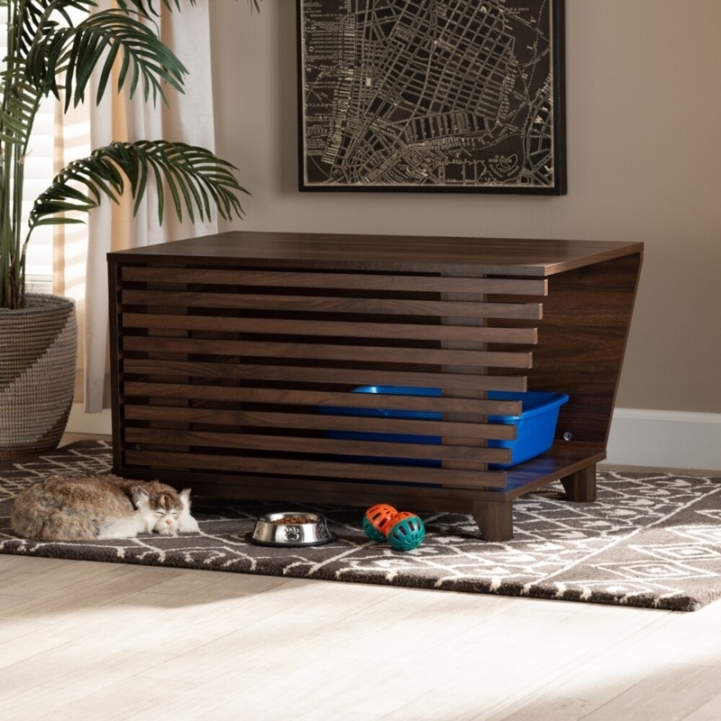 Asymmetrical Litter Box Enclosure