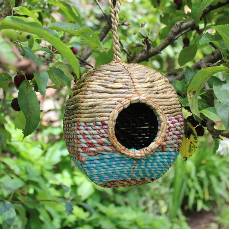 Bridgeport Artisan Nester Anita 7 in x 6 in x 6 in Birdhouse