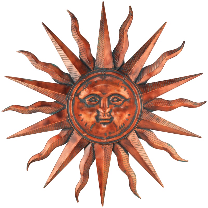 Brittnie Patina Sun Wall Decor