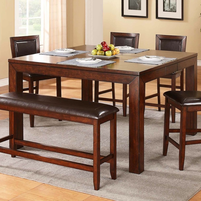 Brookstonval Counter Height Extendable Dining Set