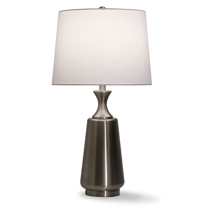 Brush brass touch switch lamp