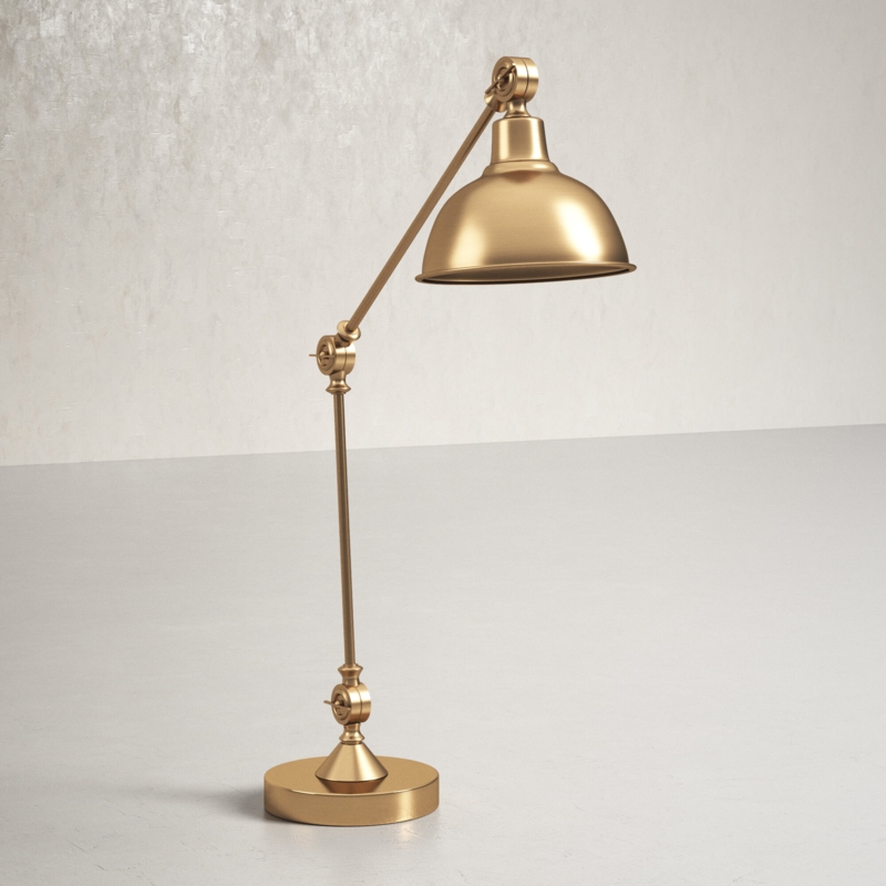 Antique Brass Pharmacy Desk Lamp