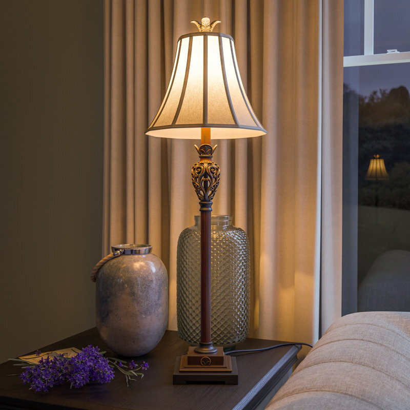 Buffet style Fleur De Lis Lamp