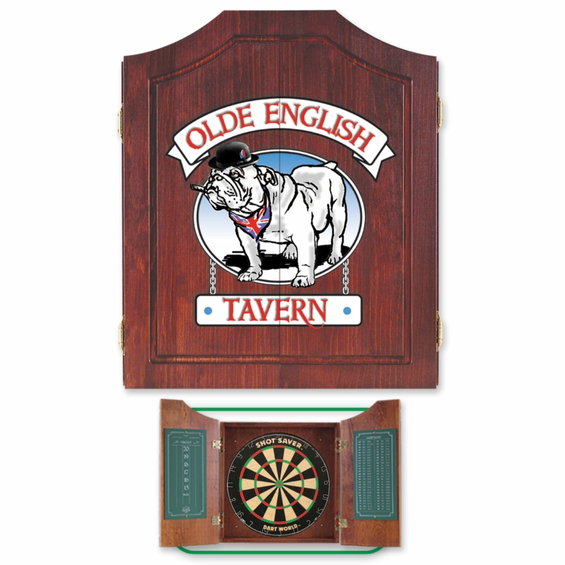 Handcrafted Pine Dartboard Cabinet