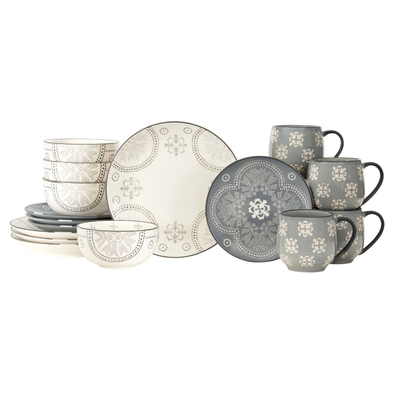 Bungalow Rose Fotios Stoneware Dinnerware Set - Service for 4