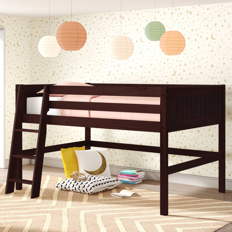 Burkley Twin Solid Wood Loft Bed by Mack & Milo™