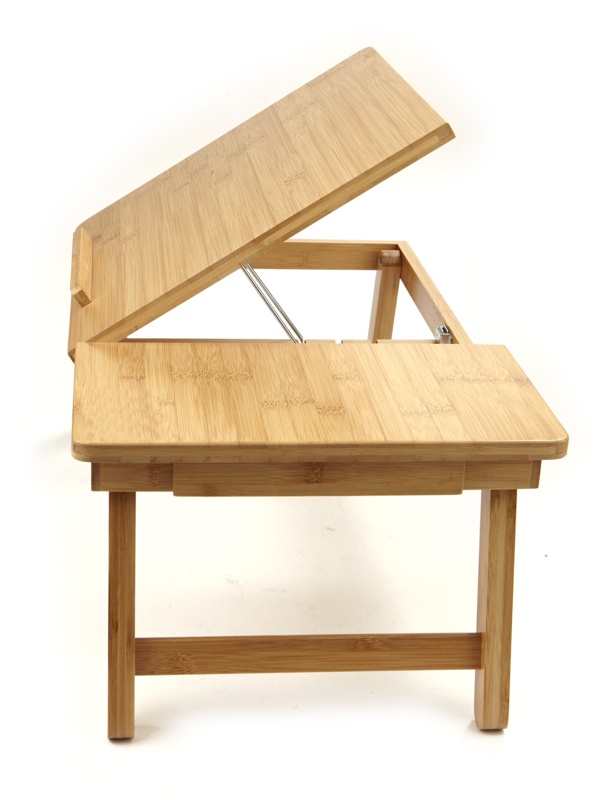 Busch Eco-Friendly Bamboo Adjustable Laptop Tray