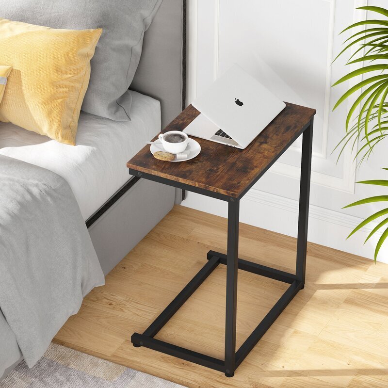 C shaped stylish tv tray