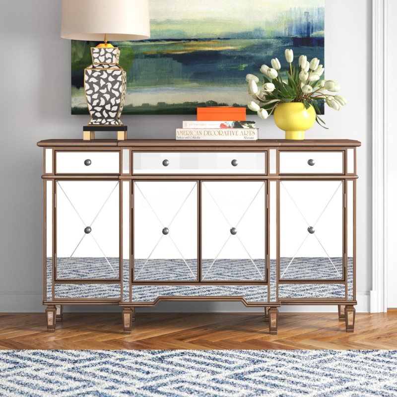 Caila 48'' Wide 3 Drawer Server