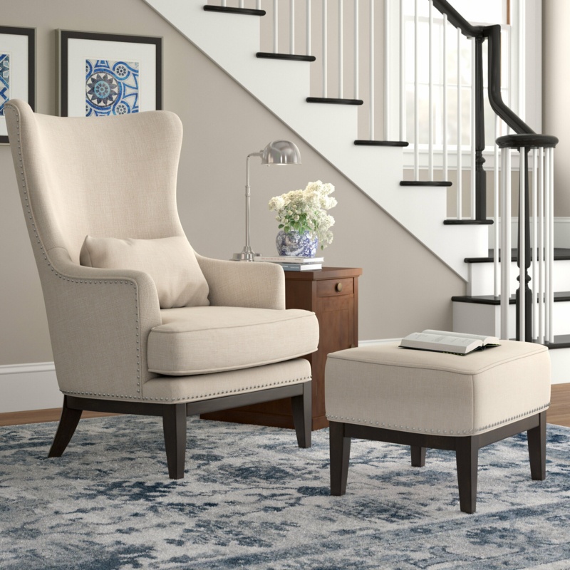 Caistor Upholstered Wingback Chair