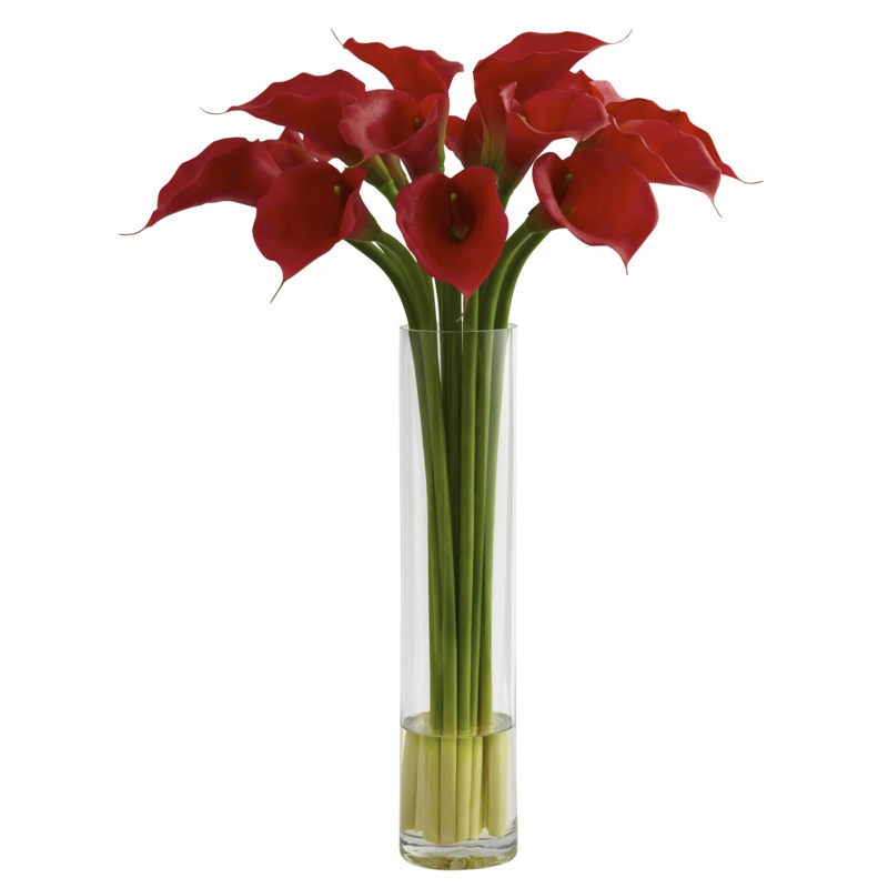 Calla Lilies Centerpiece in Vase