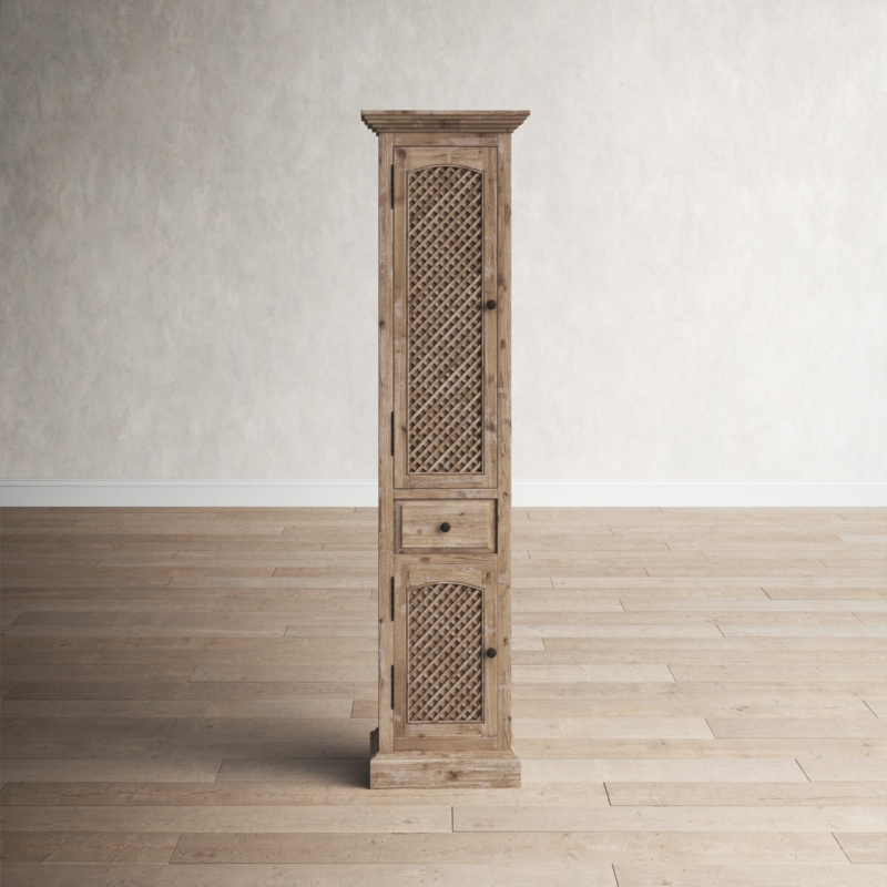 Solid Wood Slim Linen Tower