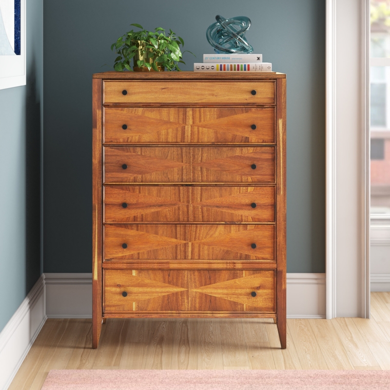 Rustic Lodge 6-Drawer Chest