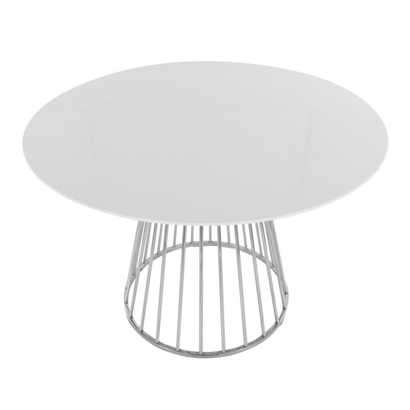 Contemporary Cage-Design Dining Table