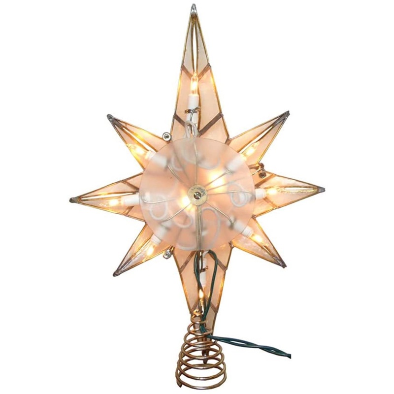 Capiz Bethlehem Star Tree Topper