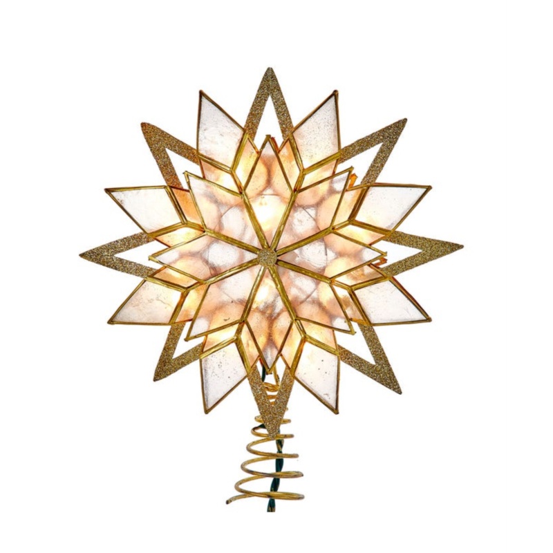 Capiz Star Tree Topper