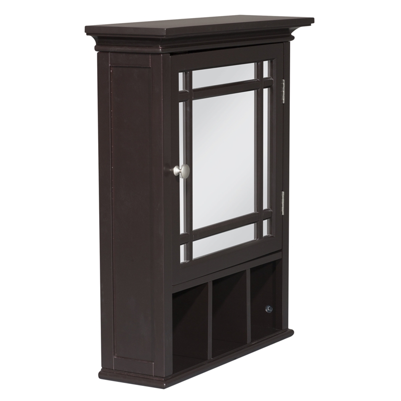 Mirrored Glass Door Decorative Cabinet