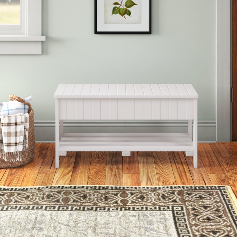 Carlia Wood Storage Bench