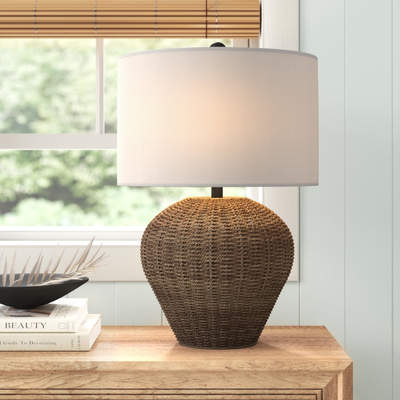 Carlita Rattan Table Lamp