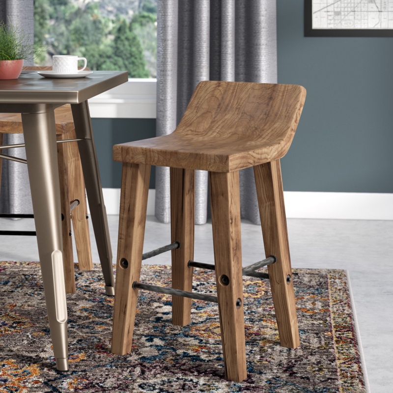 Carlson Solid Wood Stool