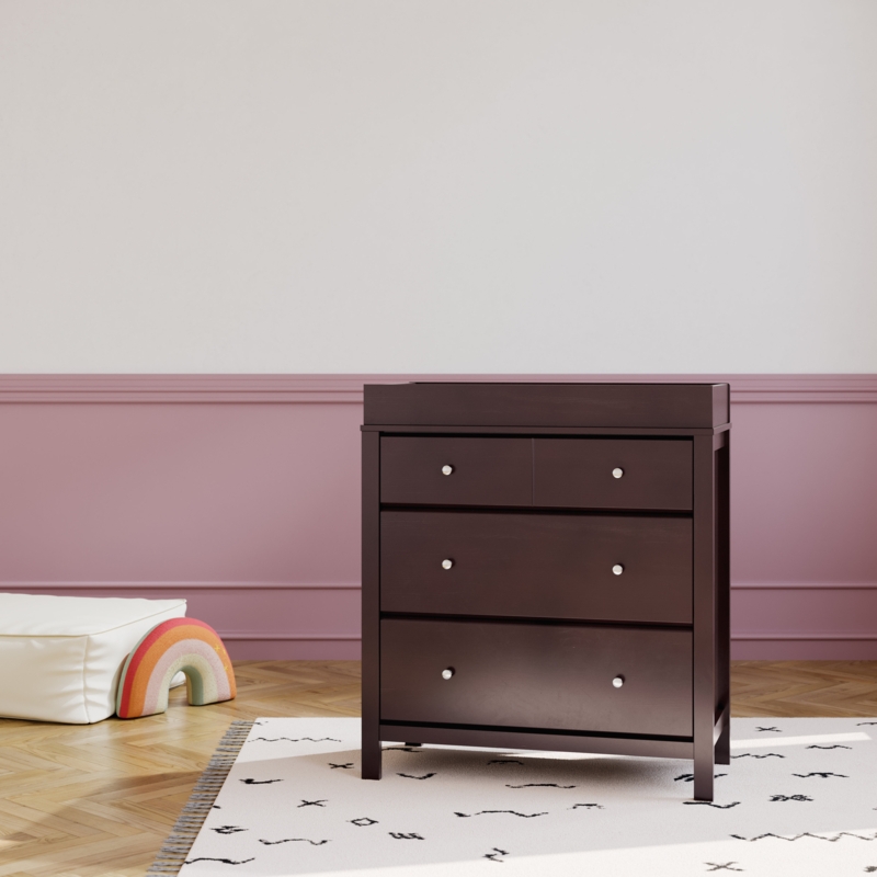 Convertible 3-Drawer Chest with Changing Topper
