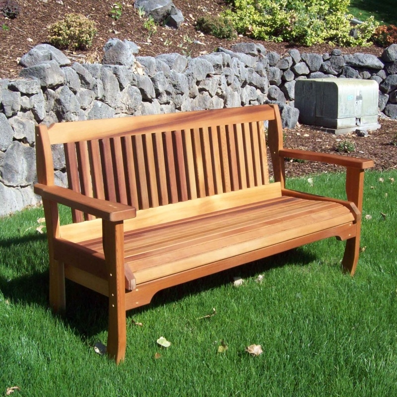 Carmelita Cedar Outdoor Bench