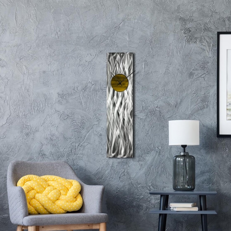 Waves Relief Wall Clock