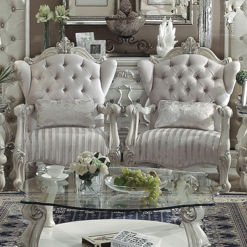 Elegant Traditional Wingback Armchair