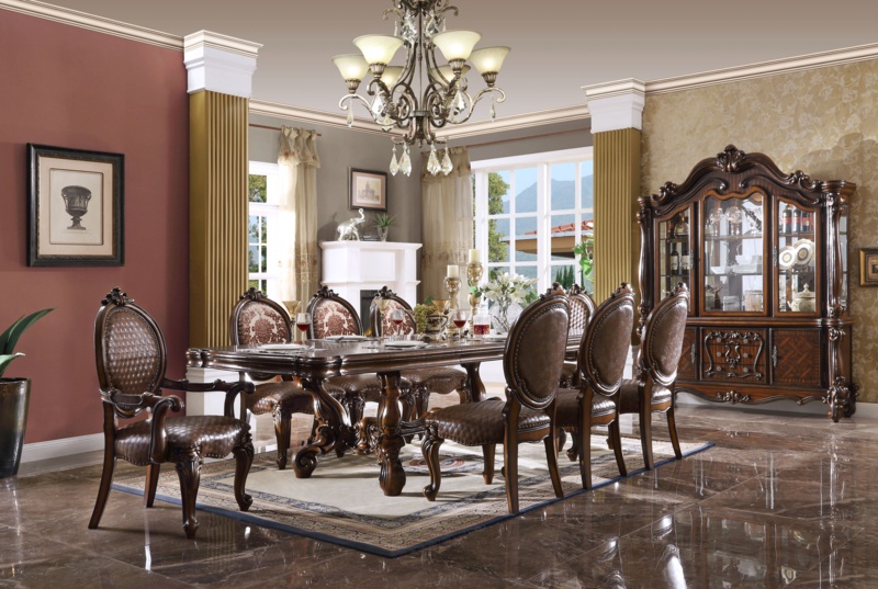 Carvajal 75'' Wide Mirrored Back China Cabinet with Lighting