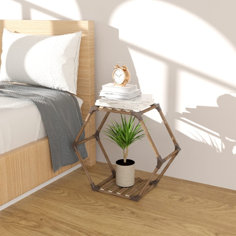 Eucalyptus Wood Plant Stand
