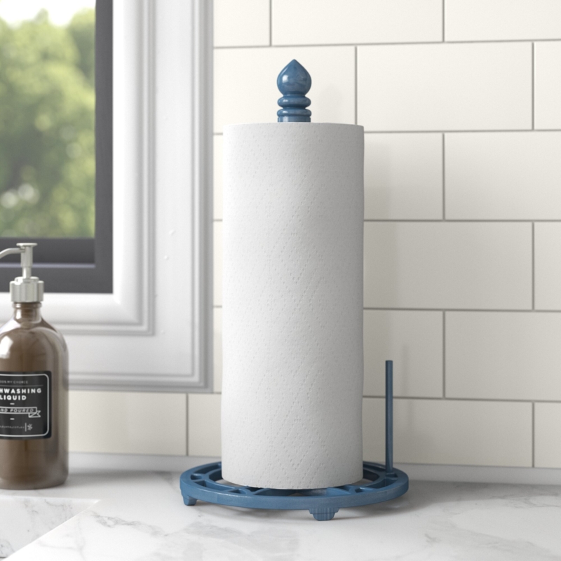 Decorative Cast Iron Paper Towel Holder