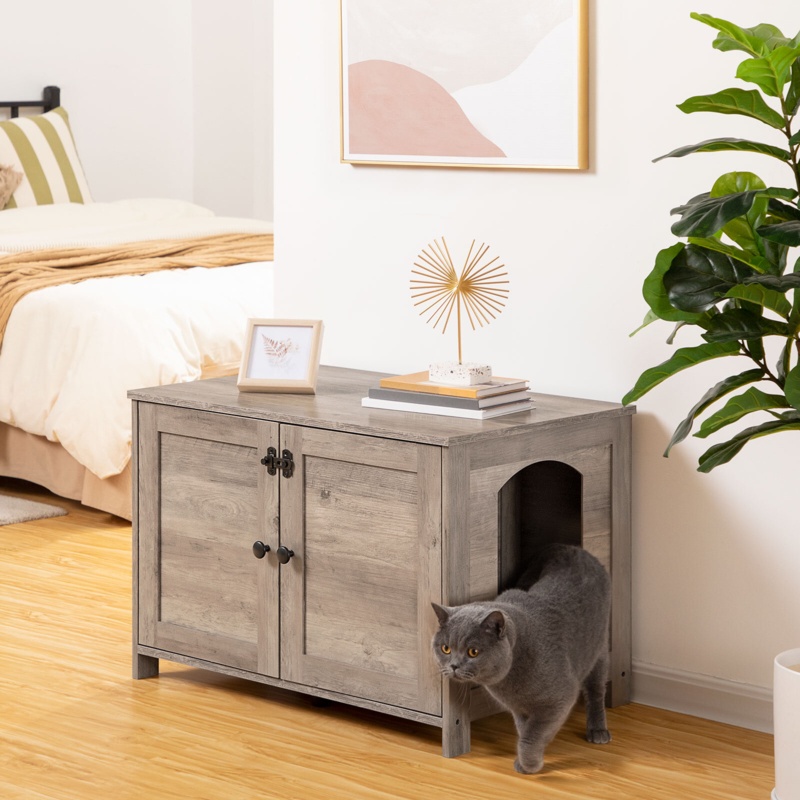 Cat Litter Box Furniture Nightstand