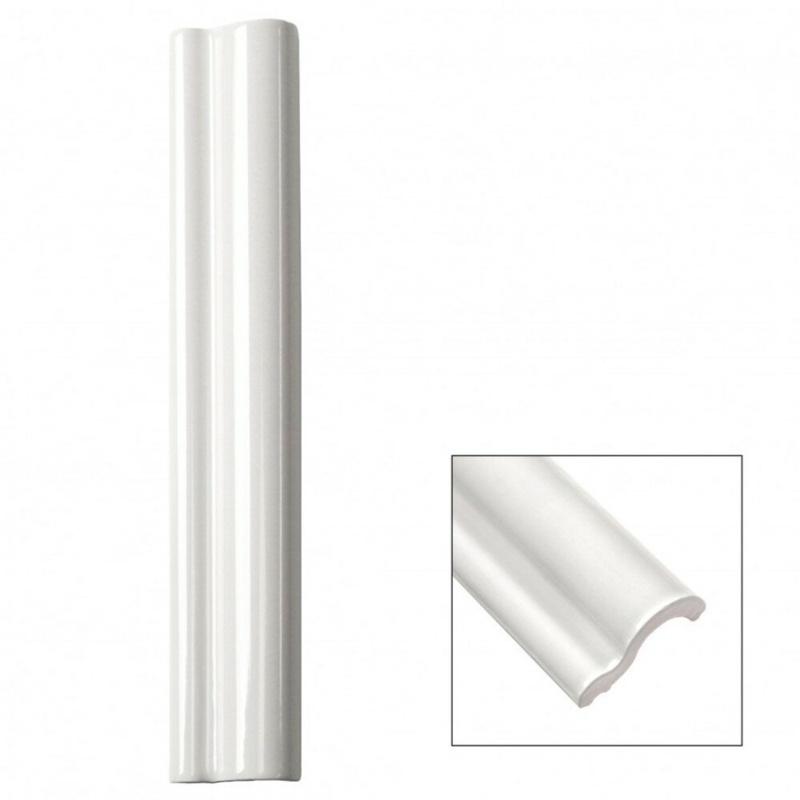 Catalina 12" x 2" Ceramic Quarter Round Tile Trim