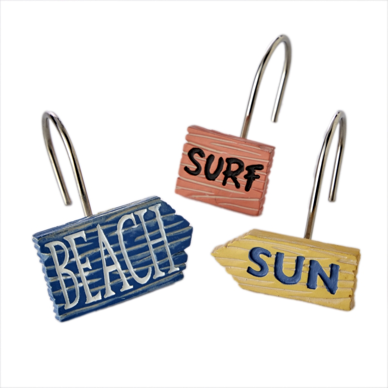Catch A Wave 12-Piece Beach-Themed Hook Set