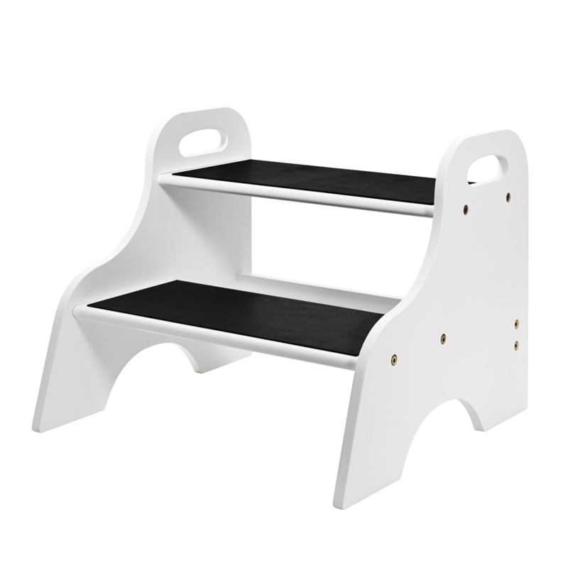 Bamboo Step Stool with Non-Slip Design