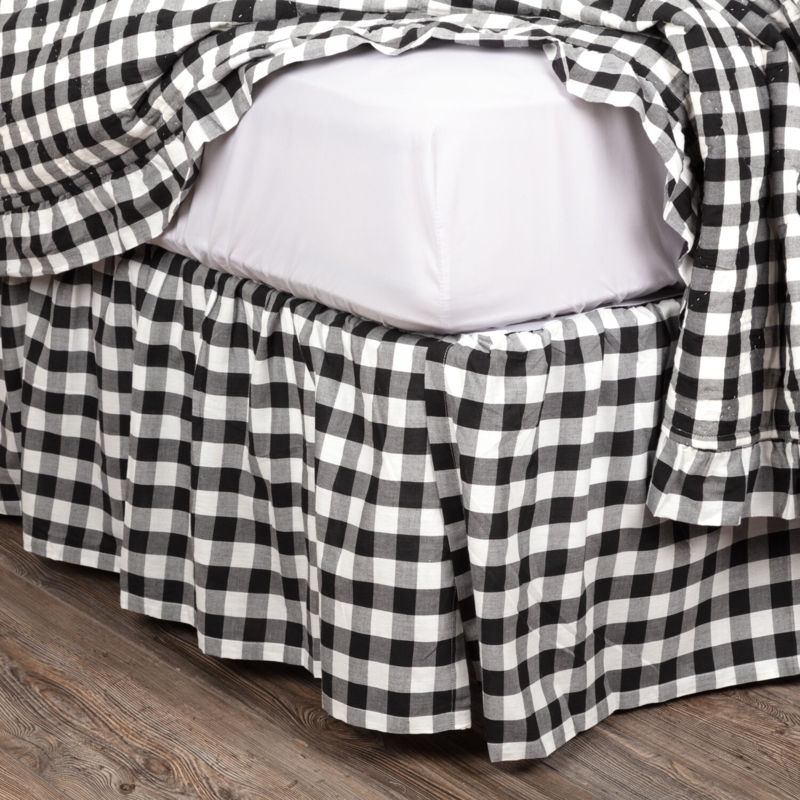 Buffalo Check 16" Bed Skirt