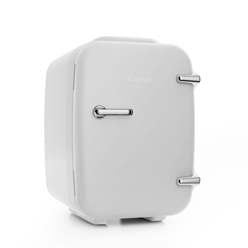 CAYNEL Outdoor Retro 0.14 Cubic Feet cu. ft. Countertop Mini Fridge