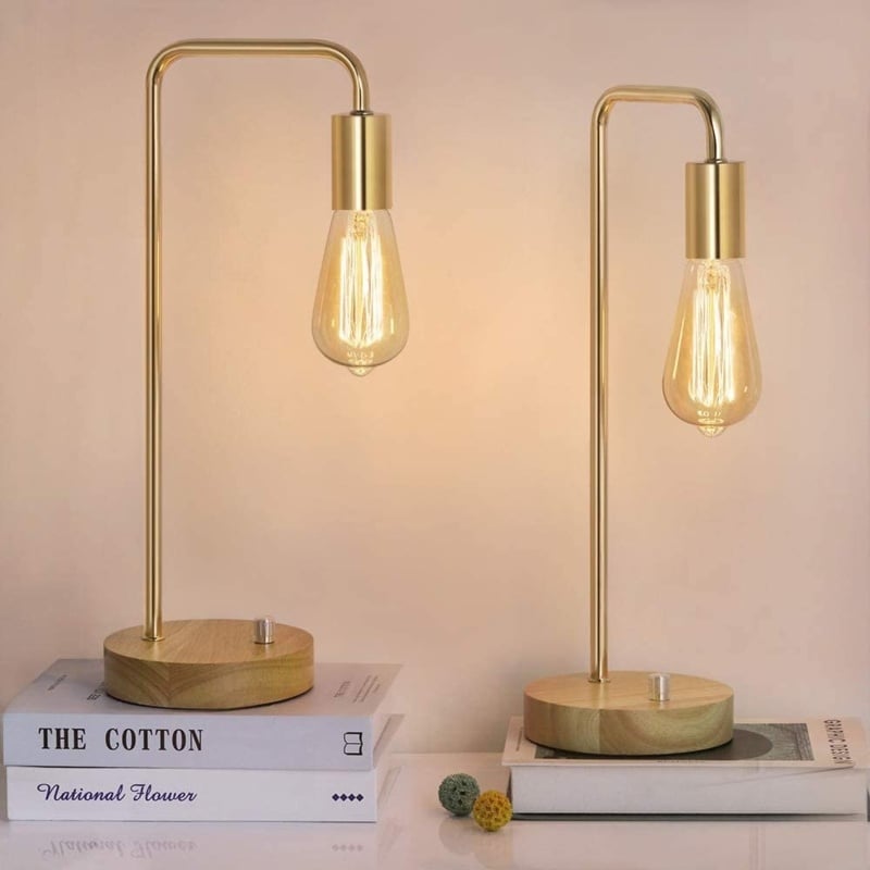 Cecelio Wood Arched Lamp
