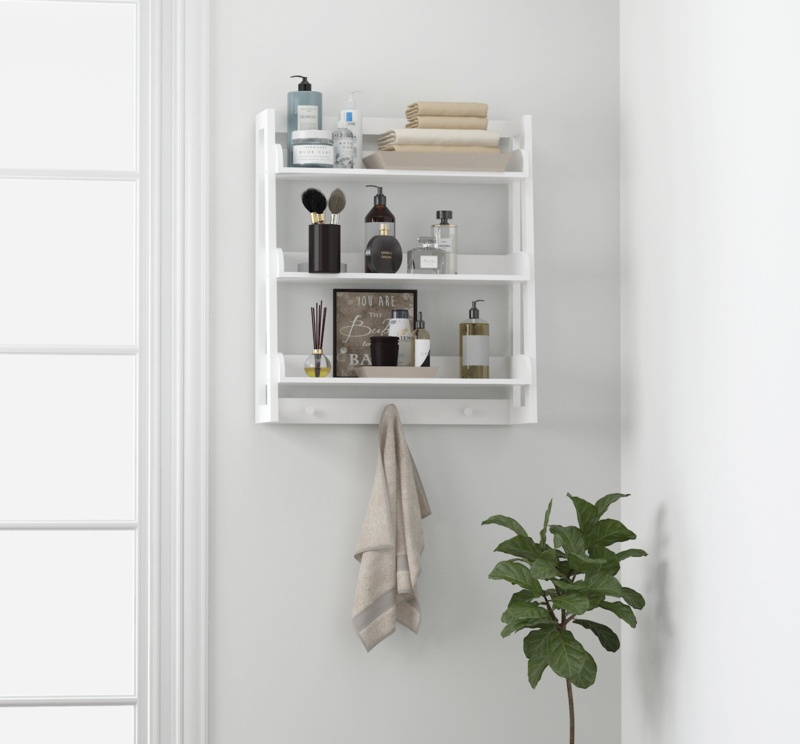 Cersei Wall Mounted Bathroom Shelves