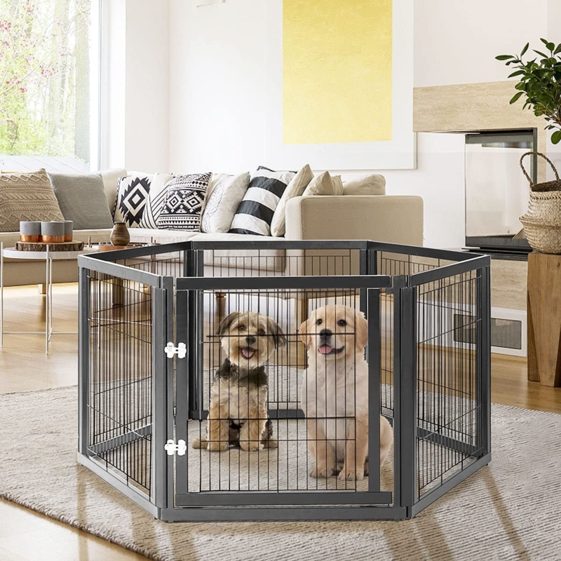Freestanding Foldable Pet Playpen