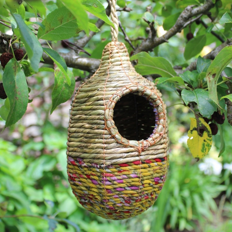 Chaplin Artisan Nester Shesali 8 in x 4.5 in x 5 in Birdhouse
