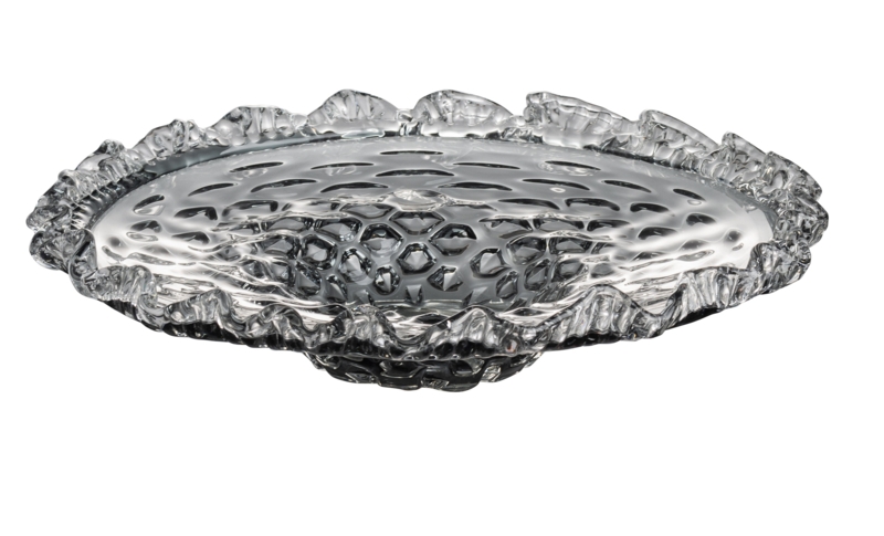 Decorative Round Glass Plate