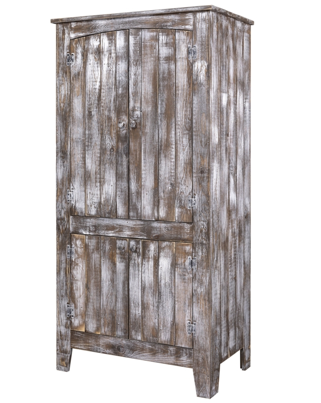 Rustic Reclaimed Pallet Finish Shelves