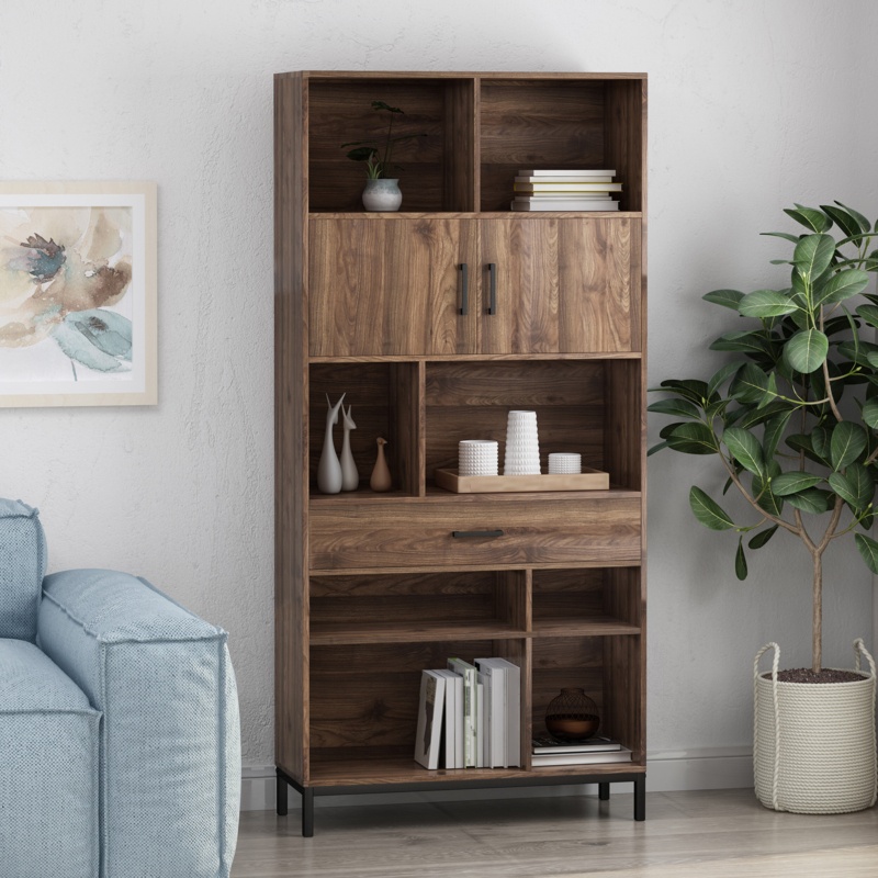 Cherell 67.25'' H x 31.5'' W Standard Bookcase