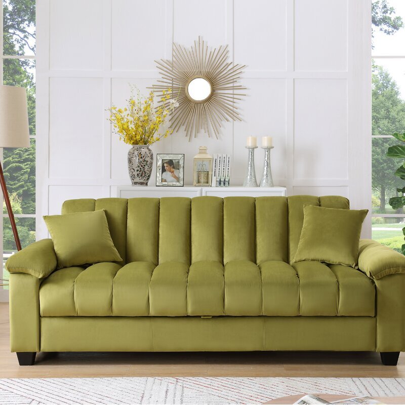 Chic and Glam Couch with Storage Underneath