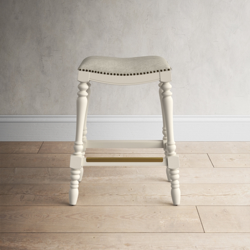 Saddle Seat Counter-Height Stool