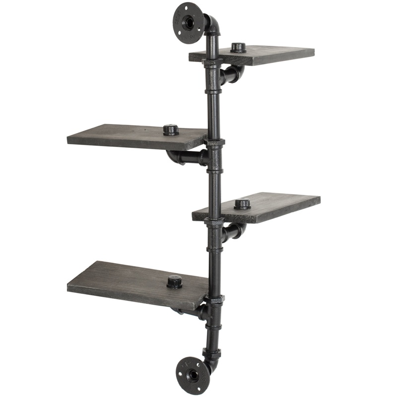 Chilt 4 Piece Solid Wood Tiered Shelf