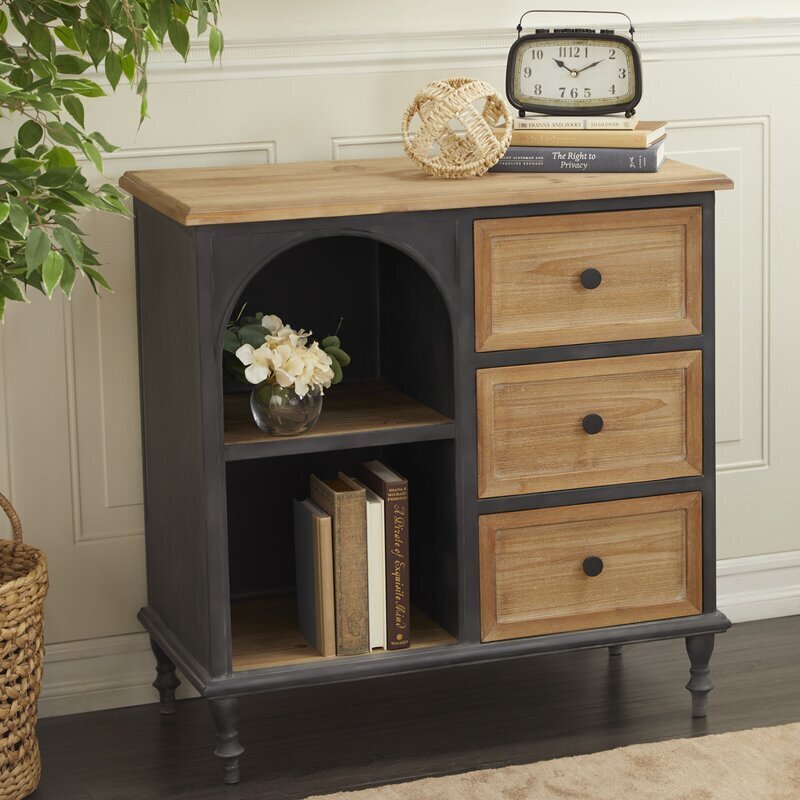 Classic style French country kitchen cabinet